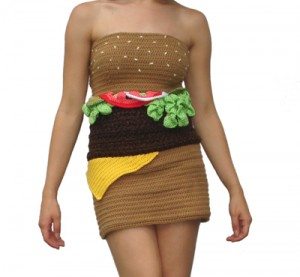 Hamburger Dress (front)