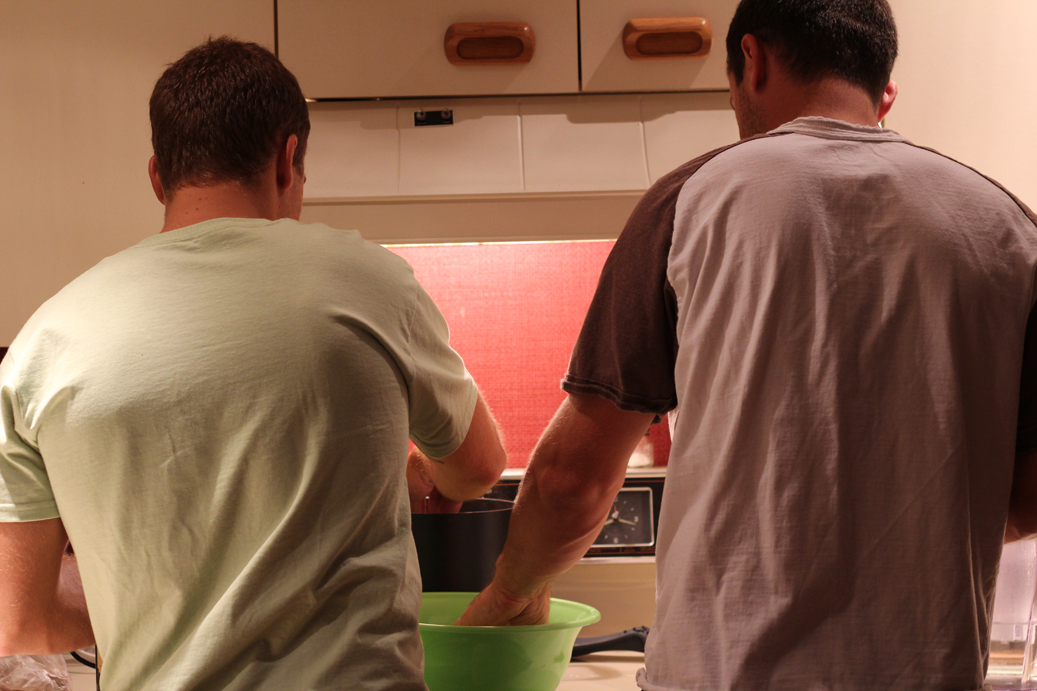 Two Hot Hungarian Men Cooking