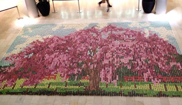 10,000 Cupcake Cherry Blossom Mosaic