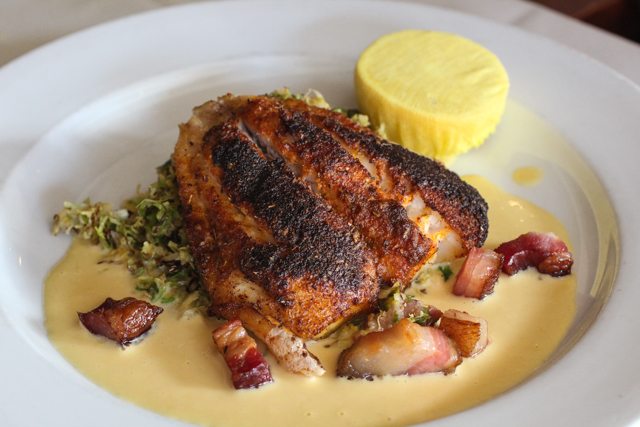 Blackened Local Grouper, Libby's Cafe and Bar, Sarasota, FL Restaurant Review