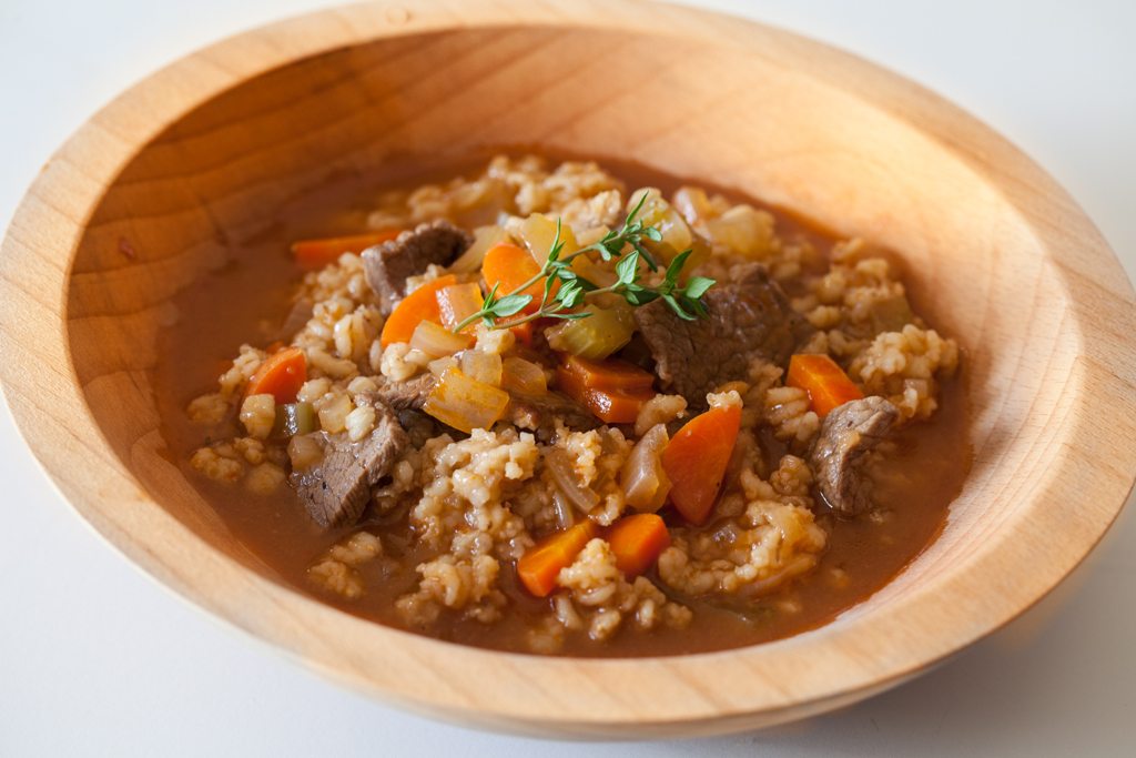 Quick Beef and Barley Stew Recipe