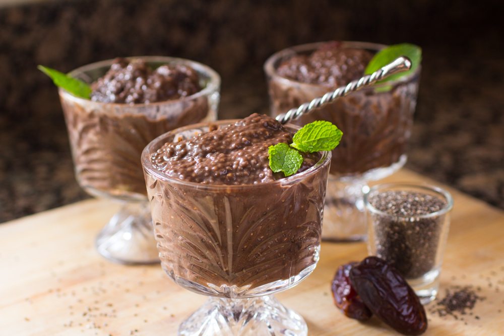 Chocolate Chia Seed Pudding Recipe (video) | Nutritarian | Vegan | Dairy-Free