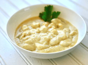 vegan potato chowder image