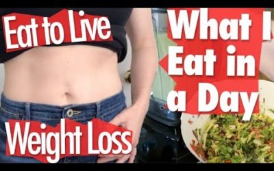 What I Eat in a Day to Lose Weight on the Eat to Live Nutritarian Diet // MARCH 2019 YOUTUBE
