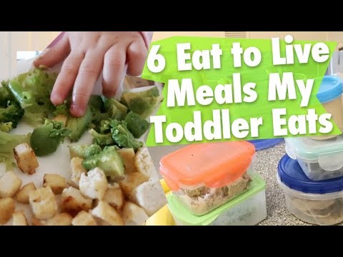 6 Eat to Live Meals My Nutritarian Toddler Eats YOUTUBE