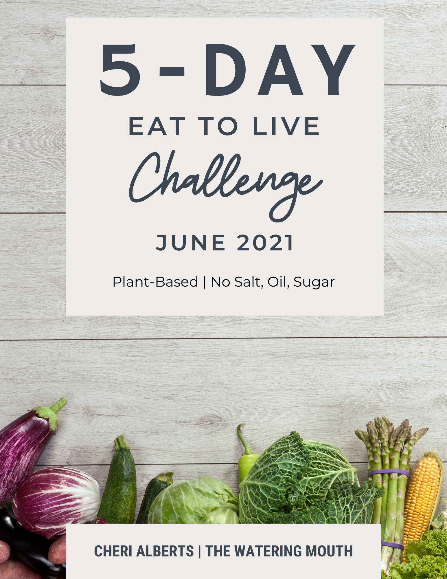 image of the cover of the 5 day challenge